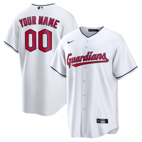 Men's Cleveland Guardians White Replica Custom Jersey1