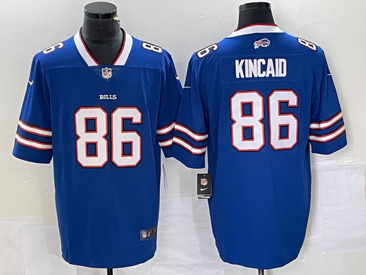 Men's Buffalo Bills Dalton Kincaid #86 Royal 2023 NFL Draft First Round Pick Game Jersey1