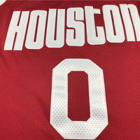 Men's Houston Rockets Russell Westbrook #0 NBA Classics Swingman Jersey1 - Retro Red