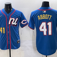 Men's National League Elly De La Cruz #44 Blue 2025 All-Star Edition Limited Player Jersey