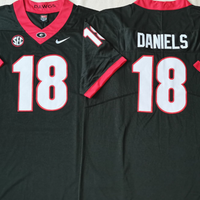 Men's Georgia Bulldogs JT Daniels #18 Black Player Game Jersey