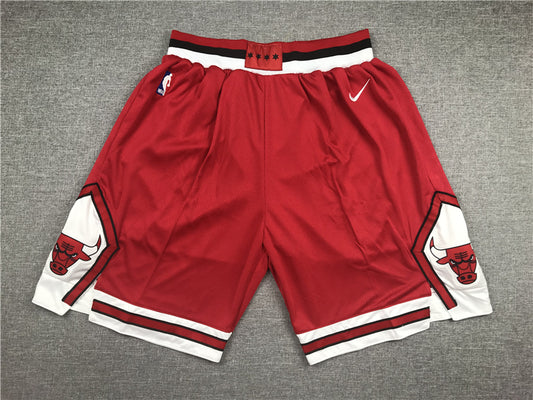 Men's Chicago Bulls Red Basketball Shorts1