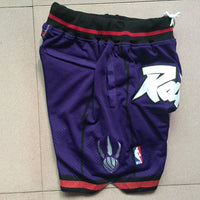 Toronto Raptors Purple Vintage Basketball Shorts - 3