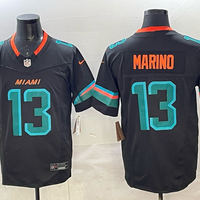 Dan Marino Miami Dolphins Pitch Blue Jersey