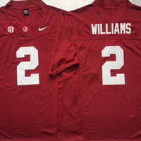 Men's Alabama Crimson Tide Ryan Williams #2 Red Game Jersey