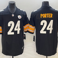Men's Pittsburgh Steelers Joey Porter Jr. #24 Black Game Jersey1