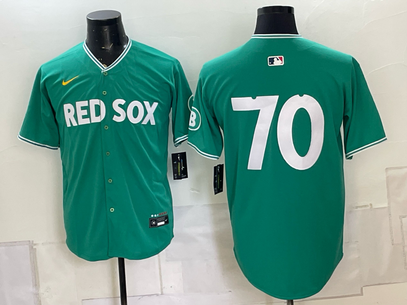 Men's Boston Red Sox Payton Tolle #70 Green 2025 City Connect Limited Player Jersey