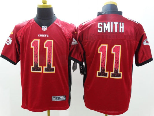 Men's Kansas City Chiefs Alex Smith #11 Red Game Jersey1