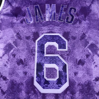 Men's Los Angeles Lakers LeBron James #6 Purple Select Series Swingman Jersey1