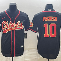 Men's Kansas City Chiefs Isiah Pacheco #10 Black Game Jersey1 Joint Edition