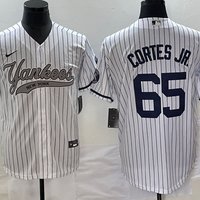 Men's New York Yankees Nestor Cortes Jr. #65 White Player Jersey1 Joint Edition
