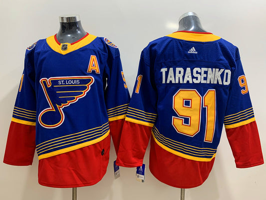 Men's St. Louis Blues Vladmir Tarasenko #91 Blue Breakaway Player Jersey1
