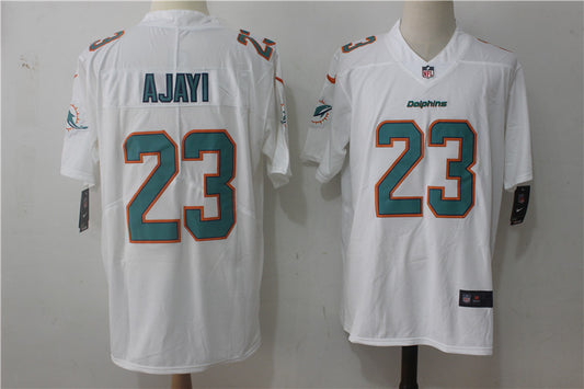 Men's Miami Dolphins Jay Ajayi #23 White Game Jersey1