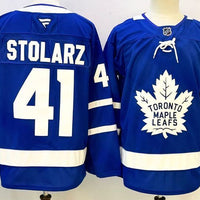 Men's Toronto Maple Leafs Anthony Stolarz #41 Fanatics Blue Player Jersey