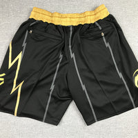 Men's Toronto Raptors Black City Edition Basketball Shorts1
