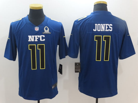 Men's Atlanta Falcons Julio Jones #11 Blue Game Player Jersey1