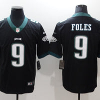 Men's Philadelphia Eagles Nick Foles #9 Black Game Jersey1
