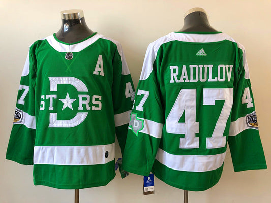 Men's Dallas Stars Alexander Radulov #47 Green Breakaway Player Jersey1
