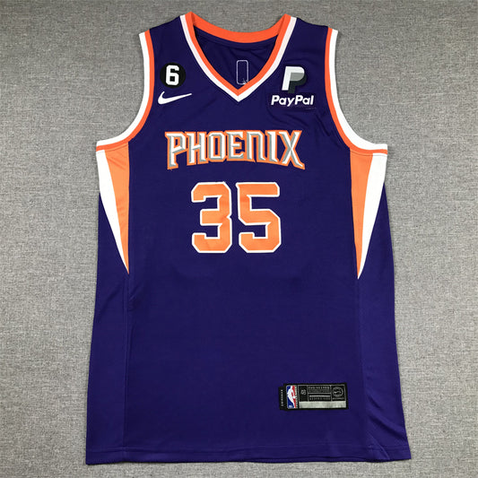 Men's Phoenix Suns Kevin Durant #35 Purple 2022/23 Swingman Jersey1 - Classic Edition