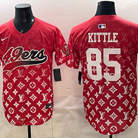 Men's San Francisco 49ers George Kittle #85 Red Alternate Game Jersey