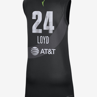 Men's Seattle Storm Jewell Loyd #24 Black Player Jersey
