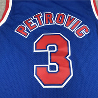 Men's Brooklyn Nets Drazen Petrovic 1992-93 Hardwood Classics Swingman Jersey1