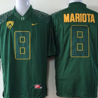 Men's Oregon Ducks Marcus Mariota #8 Green Player Game Jersey