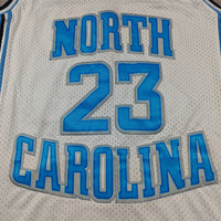 Men's North Carolina Tar Heels Michael Jordan #23 White Game Player Jersey