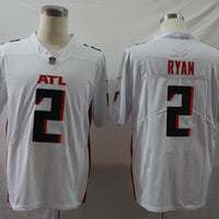 Men's Atlanta Falcons Matt Ryan #2 White Game Player Jersey1