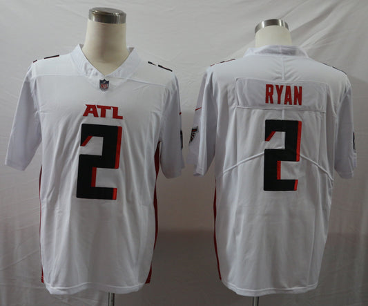 Men's Atlanta Falcons Matt Ryan #2 White Game Player Jersey1