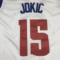 Men's Denver Nuggets Nikola Jokic #15 White Swingman Jersey1 - Reward version
