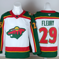 Men's Minnesota Wild Marc-Andre Fleury #29 White Breakaway Player Jersey