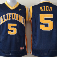 Men's California Golden Bears Jason Kidd #5 Navy Player Game Jersey