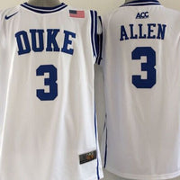Men's Duke Blue Devils Grayson Allen #3 White Game Jersey