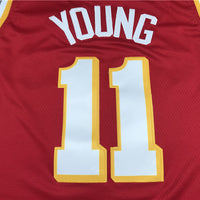 Men's Atlanta Hawks Trae Young #11 Red 2019/20 Swingman Jersey1