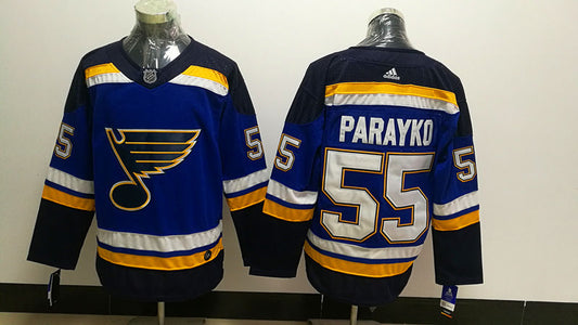 Men's St. Louis Blues Colton Parayko #55 Blue Home Breakaway Player Jersey1