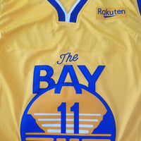 Men's Golden State Warriors Klay Thompson #11 Yellow Fashion Swingman Jersey1