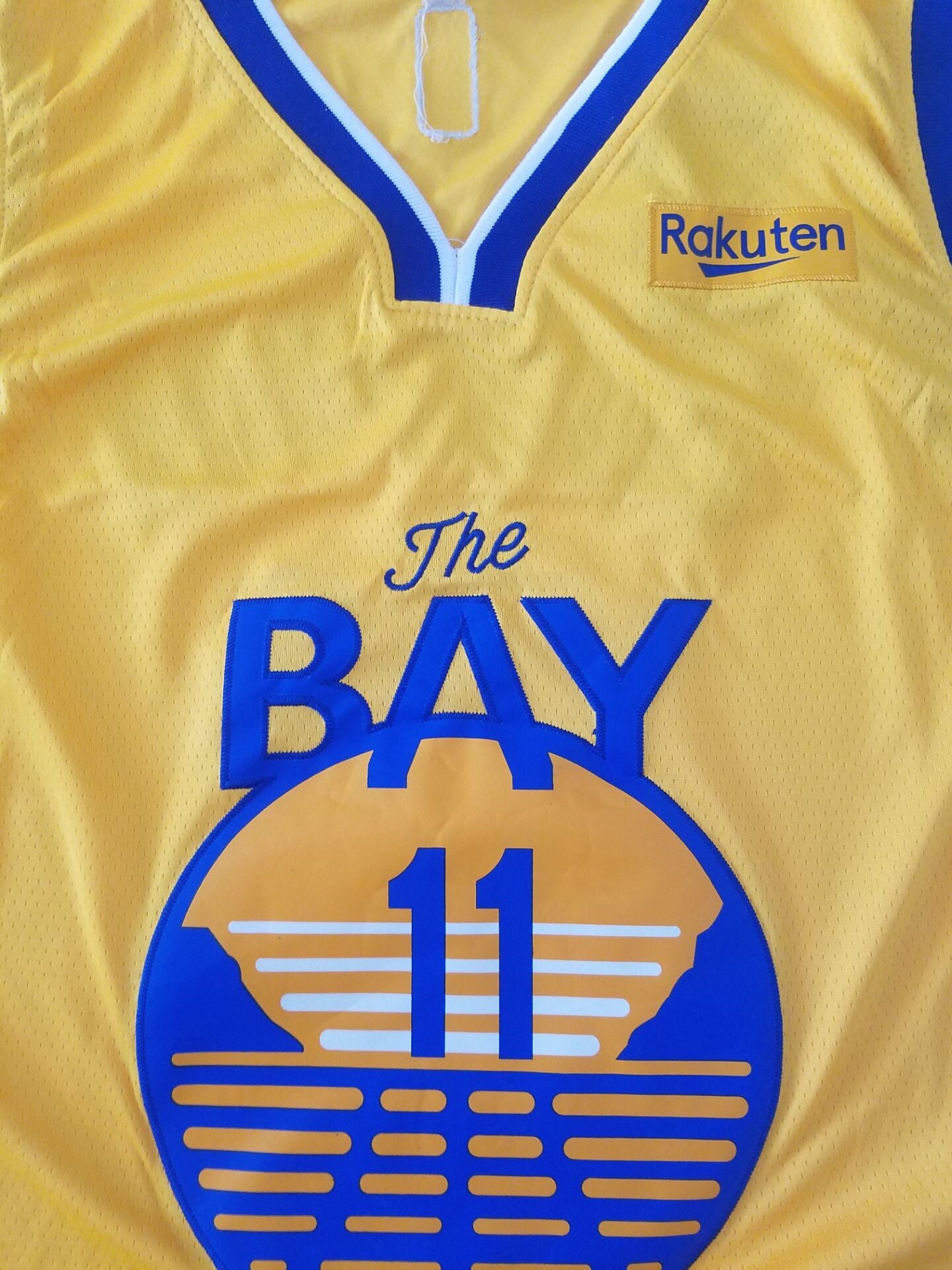 Men's Golden State Warriors Klay Thompson #11 Yellow Fashion Swingman Jersey1