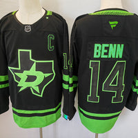Men's Dallas Stars Jamie Benn #14 Fanatics Black Alternate Premium Jersey