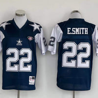 Emmitt Smith Dallas Cowboys Mitchell Ness Navy Legacy Replica Jersey - JerseysFreak