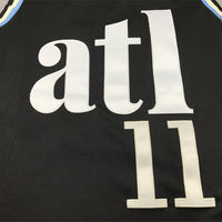 Men's Atlanta Hawks Trae Young #11 Black 2023/24 Swingman Jersey1 - City Edition