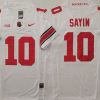 Men's Ohio State Buckeyes Julian Sayin #10 White Player Game Jersey