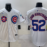 Men's Chicago Cubs Pete Crow-Armstrong #52 White Player Jersey