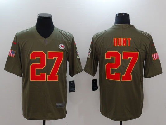 Men's Kansas City Chiefs Hunt Brown Game Jersey1