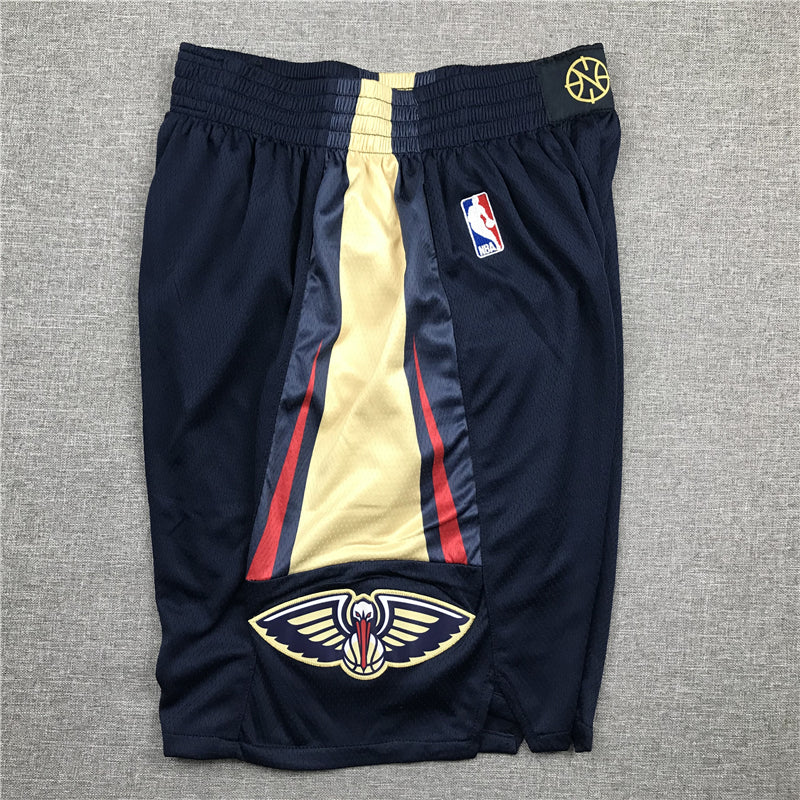 Men's New Orleans Pelicans Navy Pocket Shorts1