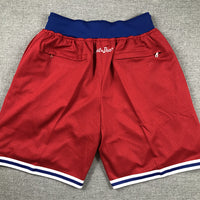 Men's New England Patriots Red Pocket Shorts1
