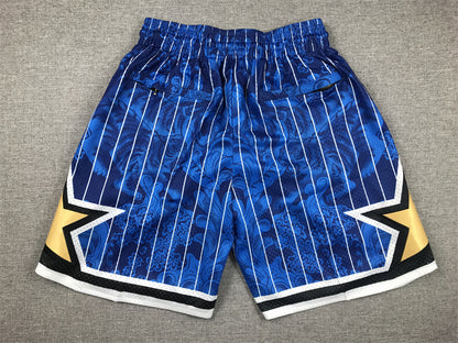 Men's Orlando Magic Tiger Year Limited Edition Blue Basketball Shorts1