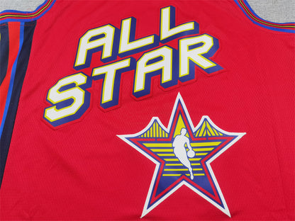 Men's San Antonio Spurs Victor Wembanyama #1 Red 2025 NBA All-Star Game Swingman Player Jersey1