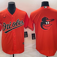 Men's Baltimore Orioles Orange Alternate Replica Player Jersey1