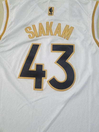 Men's Toronto Raptors Pascal Siakam White Swingman Player Jersey1